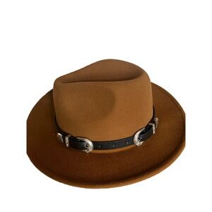 Western Time And True Wide Brim Hat Cowboy Style One Size Fits All TradWife